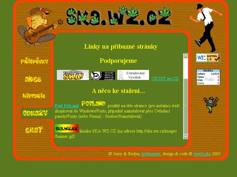 Hudební fan server SKA.WZ.CZ (2004–2005)
